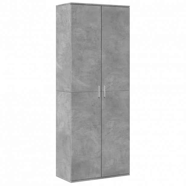 vidaXL Skříň highboard betonově šedá 70 x 35 x 180 cm kompozitní dřevo