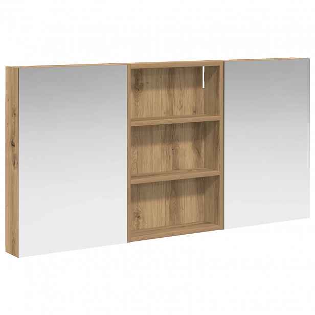 vidaXL Sada koupelnových skříněk 3 ks 120 x 10,5 x 60,5 cm