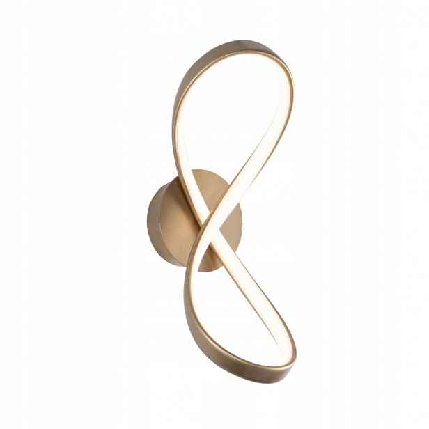 Led nástěnné svítidlo Zlaté Moderní Nekonečno Fermi 12W 600lm 36cm Zuma Line