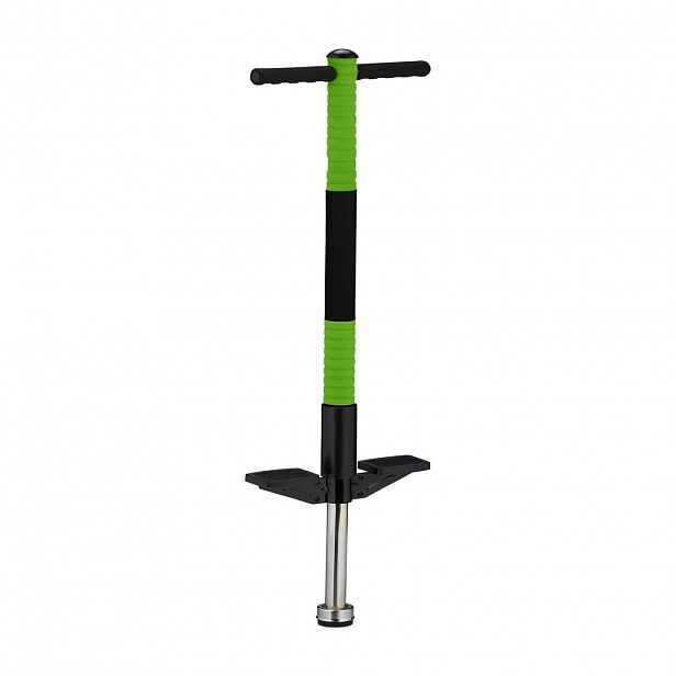 Relaxdays POGO-TYČ Zelená nerezová ocel 15-35 kg