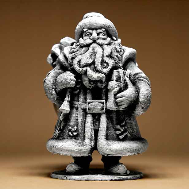Santa Claus Soška Figurka Dekorace na Vánoce 3D tisk 15 cm