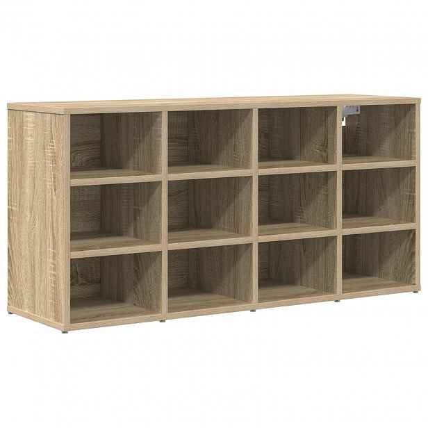 vidaXL Skříň na obuv 103 x 30 x 51 cm Kompozitní dřevo Dub sonoma