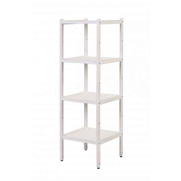 Regál do koupelny koupelnová skříňka dřevěný stojan 120 cm Buk/outlet
