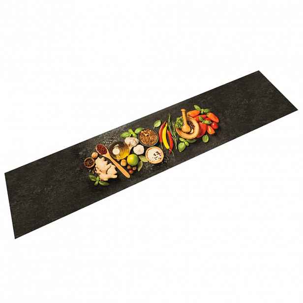vidaXL Kuchyňský koberec omyvatelný Koření 60 x 300 cm samet