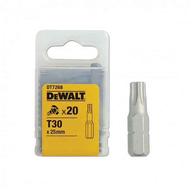 DeWALT - Sada bitů T30, 20 ks DT7268