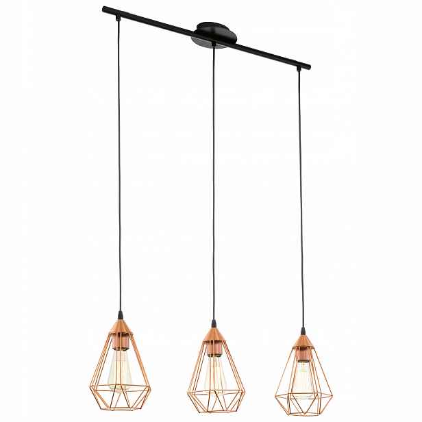 Závěsná lampa Eglo Tarbes 3 světelné body E27