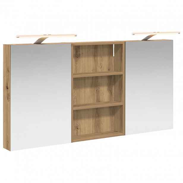 vidaXL Sada koupelnových skříněk 3 ks 120 x 10,5 x 60,5 cm