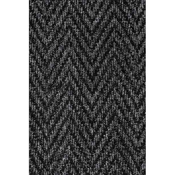 Čistící zóna Boomerang 70 šedá, na míru, šíře 1m,2m, šedá, guma (gel - protiskluzový), chodba / předsíň, Vebe