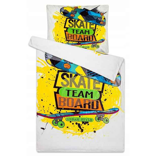 Svitap Povlečení mikroflanel Skate 140x200, 70x90 cm