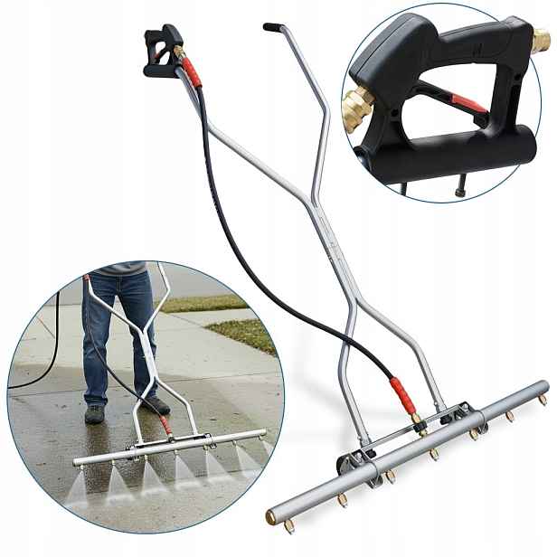 Tlaková lišta 100 cm s ramenem 7 x tryska pro Karcher Hd Hds M22 280Bar