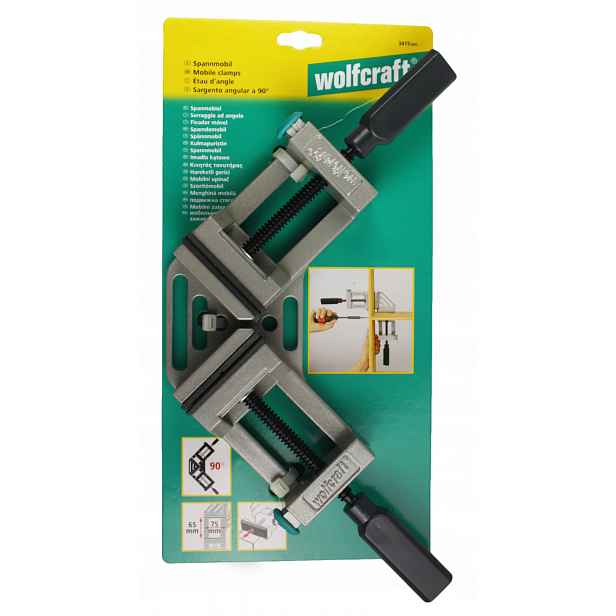 Úhlový svěrák 68x65 mm 3415000 Wolfcraft