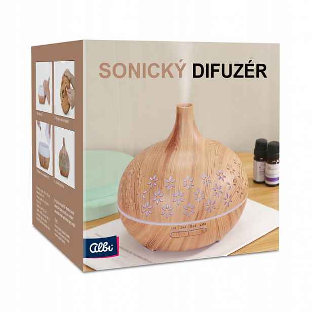 Albi 02_Dřevěný difuzér deluxe_kytičky