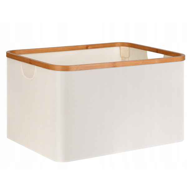 efluky Skládací koš na prádlo 60 l, materiál bambus