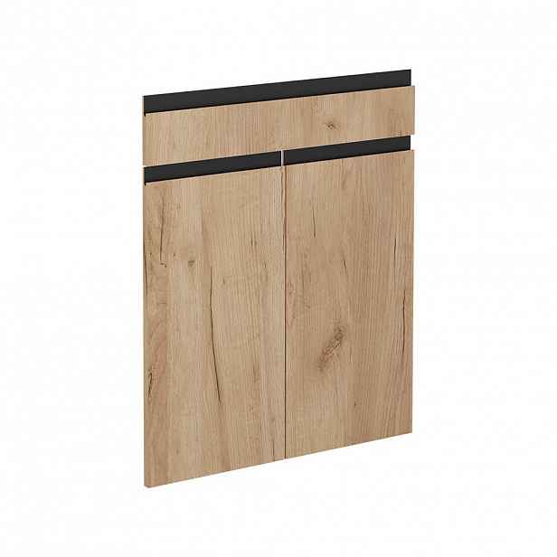 Vicco KUCHYŇSKÁ DVÍŘKA R-Line Zlatý mocný dub 59.6 x 70.8 cm nábytková čela pro spodní skříňku se zásuvkami
