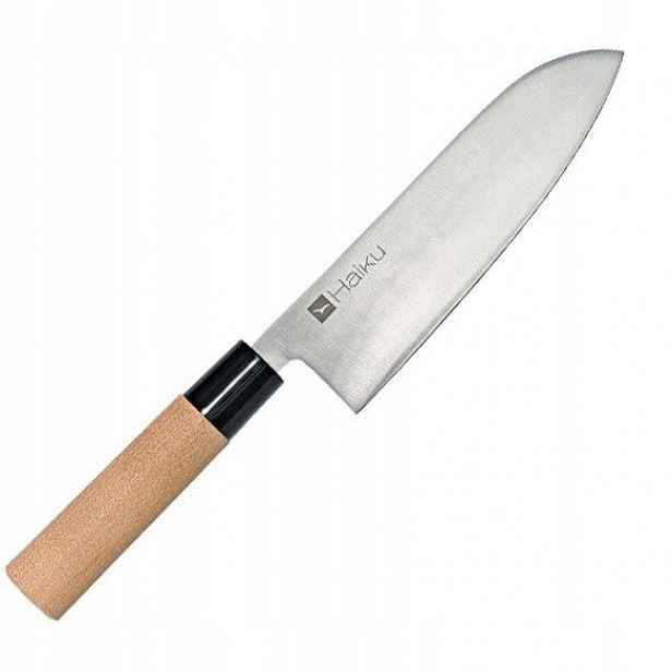 Nůž Santoku Haiku Original Japonský 17 cm nerezová ocel dřevo honoki