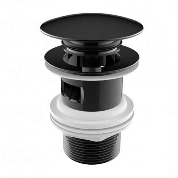 Roca Aqua - Umyvadlová výpusť, ClickClack, titanium black A5054015CN
