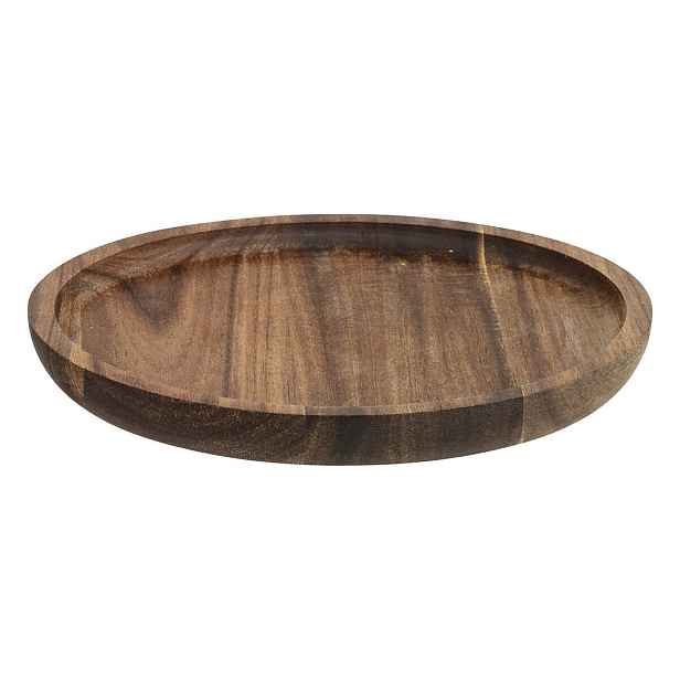 Secret de Gourmet Dekorativní talíř WOODO 20 cm akáciové dřevo