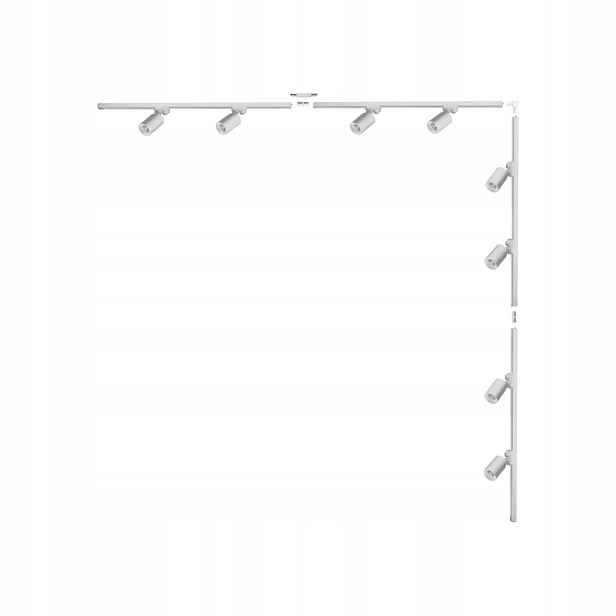 Sada L 2x2 m kolejnicový kabel s 1-fázovými reflektory 3585 Zuma Line