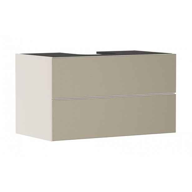 Skříňka pod umyvadlo pod desku Hansgrohe Xevolos E 98x55,5x55 cm písková matná béžová mat 54191390