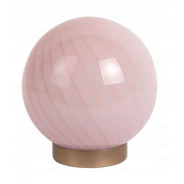 Stolní noční bezdrátová Led lampa pro děti růžová Summer Globe