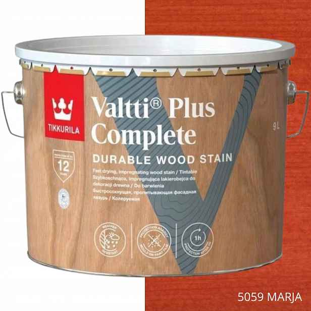 Tikkurila Lakovací Hmota Valtti Plus Complete 9L Barva 5059 Marja