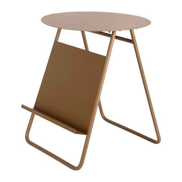 Kovový kulatý odkládací stolek ø 40 cm Esencia – Leitmotiv