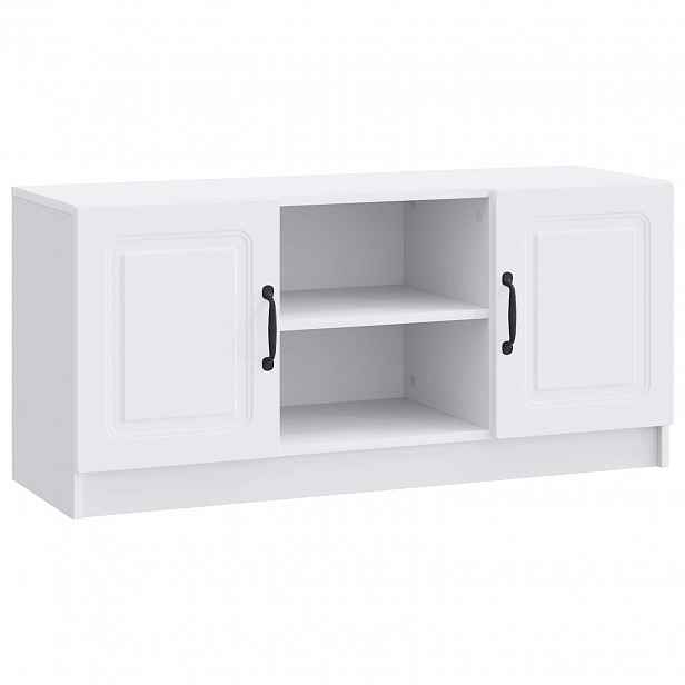 vidaXL Televizní skříň Bílá 102 x 34,5 x 47 cm Kompozitní dřevo