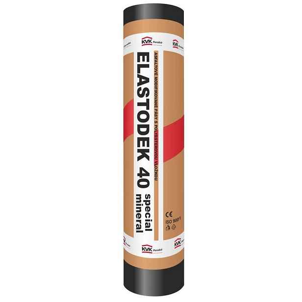 Asfaltový pás hydroizolační ELASTODEK 40 SPECIAL MINERAL (7,5 m2/role)