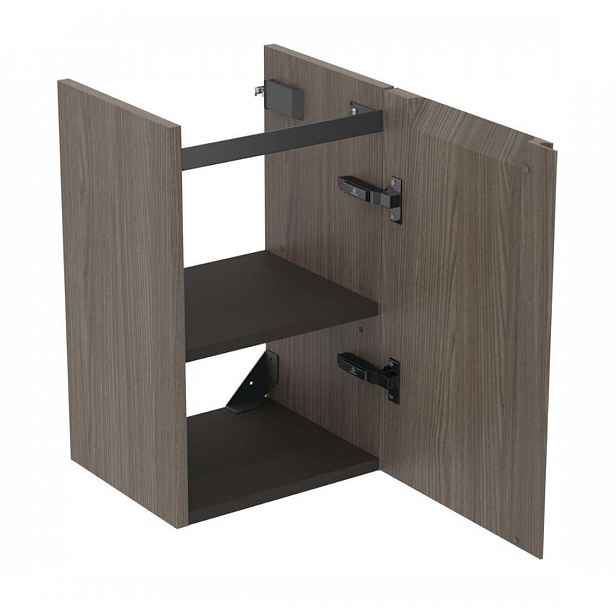 Ideal Standard Finesse - Skříňka pod umývátko, 35x31x55 cm, 1 dvířka, panty vpravo, Dark Elm E3403UR