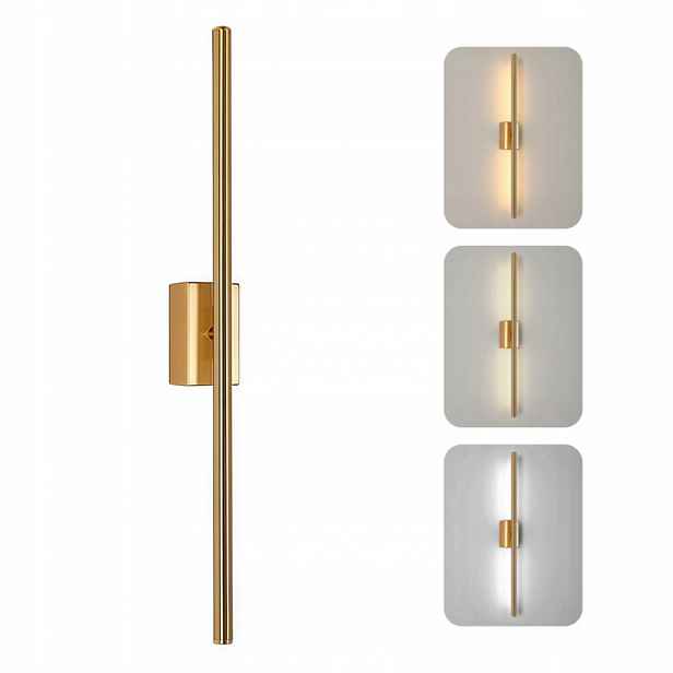 Moderní Nástěnná Led Lampa 3000K/4000K/6000K Zlatá Do Obývacího Pokoje