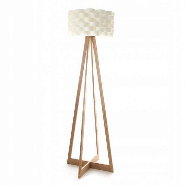 Stojací lampa výška 150 cm, bílá barva