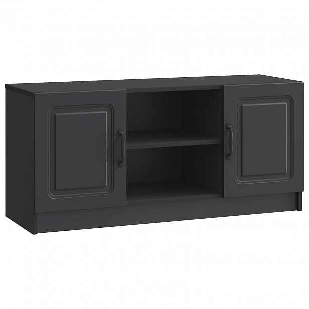 vidaXL Televizní skříň Černá 102 x 34,5 x 47 cm Kompozitní dřevo