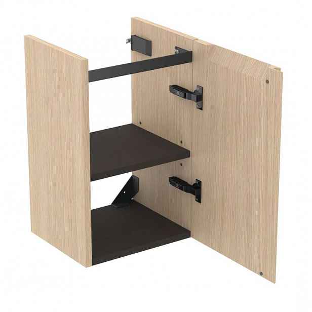 Ideal Standard Finesse - Skříňka pod umývátko, 35x31x55 cm, 1 dvířka, panty vpravo, bílý dub E3403US
