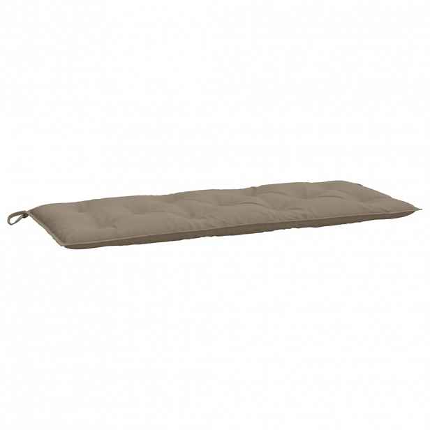 vidaXL Poduška na zahradní lavici taupe 120x50x7 cm oxfordská látka