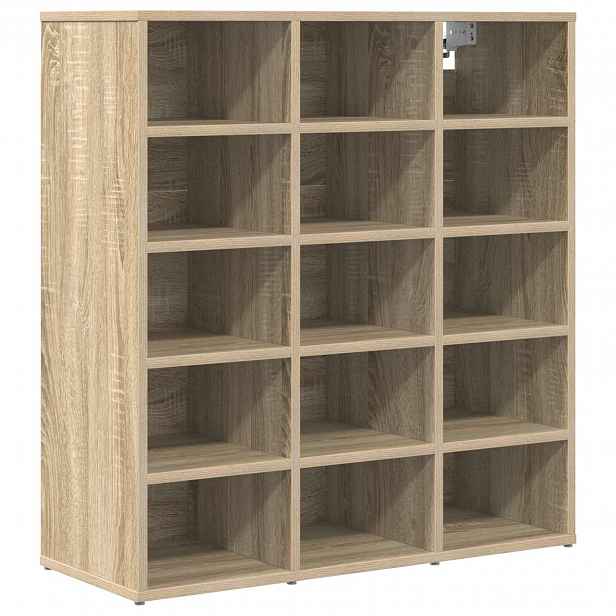 vidaXL Skříň na obuv 77,5 x 30 x 83,5 cm Kompozitní dřevo Dub sonoma