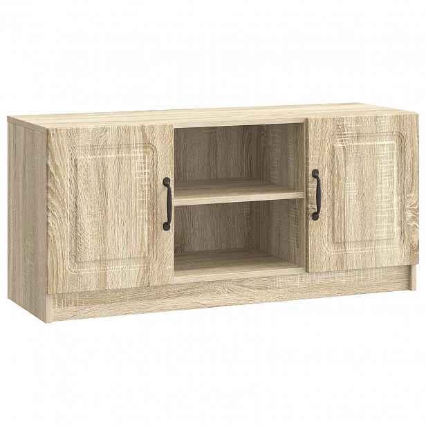 vidaXL Televizní skříň Dub sonoma 102 x 34,5 x 47 cm Kompozitní dřevo