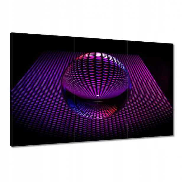 Obrazy 120x80 Fialová koule