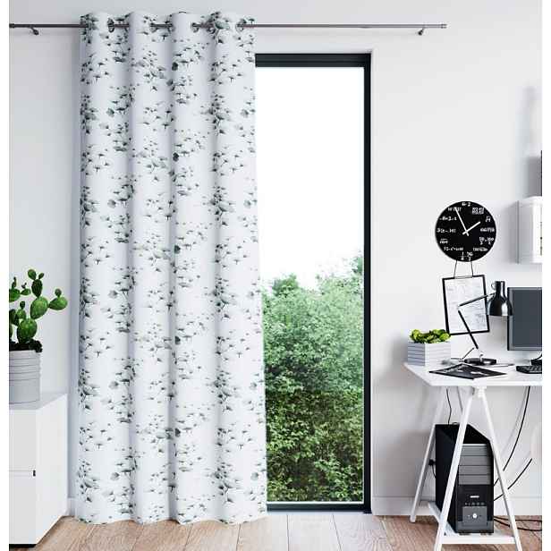 ArtFlhf Stínicí závěs SERENITY K | zelená 140 x 250 cm