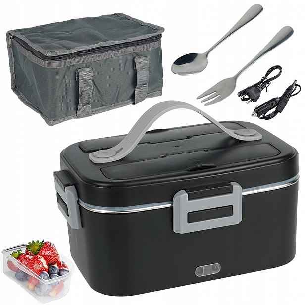 Elektrický Obědový Box Ohřívač Oběd 12/24V/220V 75W 1800 ML