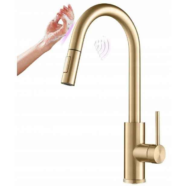 Kuchyňská baterie zlatá dotyková Chde Smart Touch Ww Premium Gold