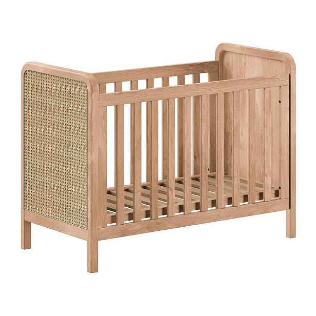 Postýlka s nastavitelnou výškou 60x120 cm v přírodní barvě Woods – Vipack