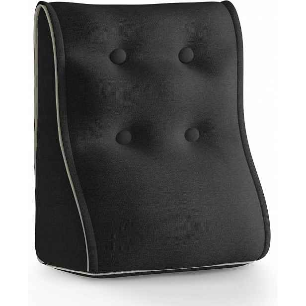 Modulární Polštář Ergonomická opěrka zad Opěrka hlavy Černá 40x55 cm