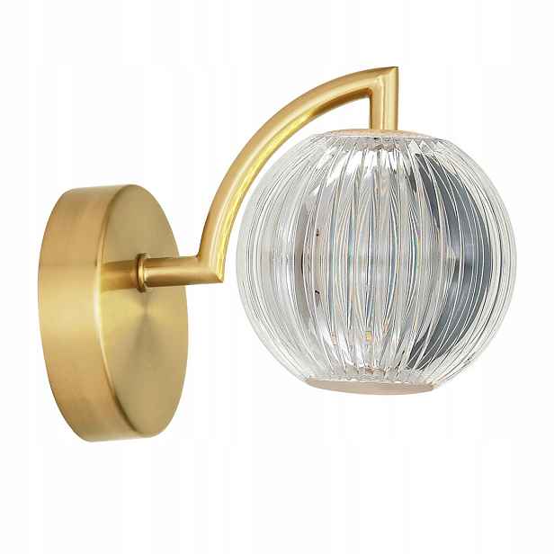 Nástěnné svítidlo zlaté Led 5W Cct akryl křišťál Brillant Light Prestige