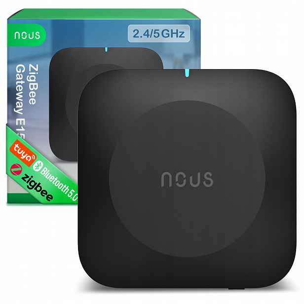 Nous E15 ZigBee brána 3.0 WiFi 2.4/5GHz Smart Dom 128 Urz Alexa Google Home