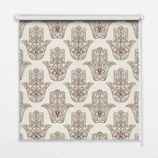 TULUP VNITŘNÍ roleta - okenní roleta - roleta - 60x140 cm - Vzor