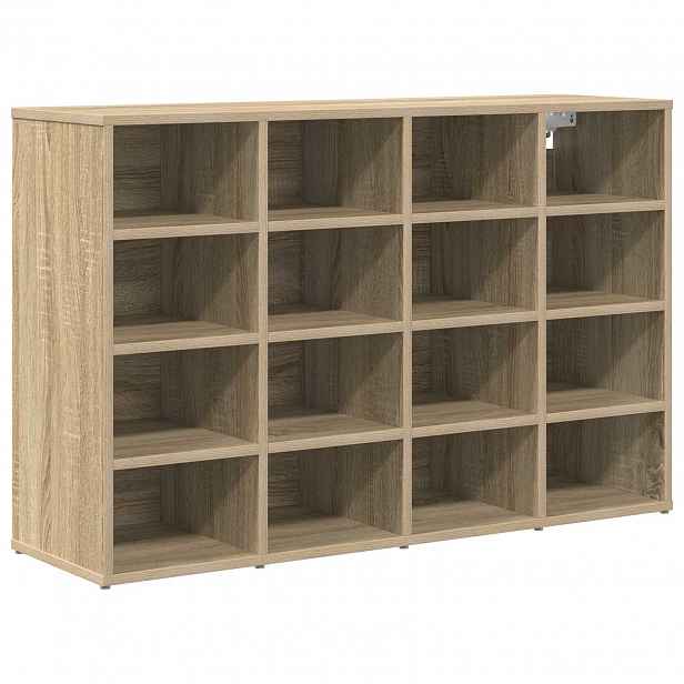 vidaXL Skříň na obuv 103 x 30 x 67 cm Kompozitní dřevo Dub sonoma
