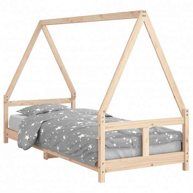 vidaXL Dětská postel 80 x 200 cm masivní borové dřevo