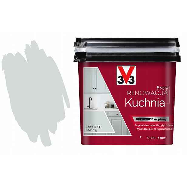 3V3 Easy Renovace Pvc Kafli Kuchyně Rychlá Obnova Boazerie Grey 7500ML