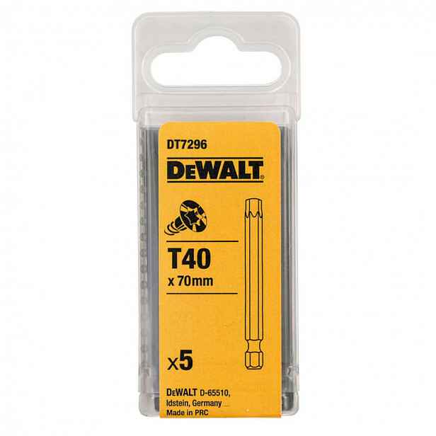 DeWALT - Sada bitů T40, 5 ks DT7296