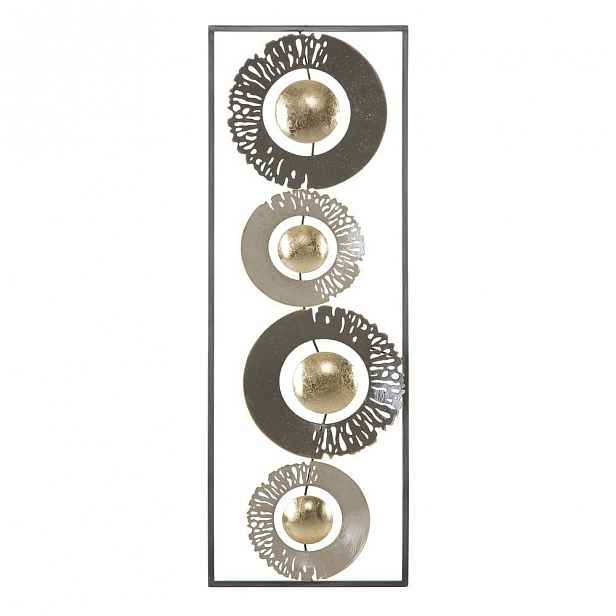 Nástěnná kovová dekorace Mauro Ferretti Ring, 31 x 89,5 cm